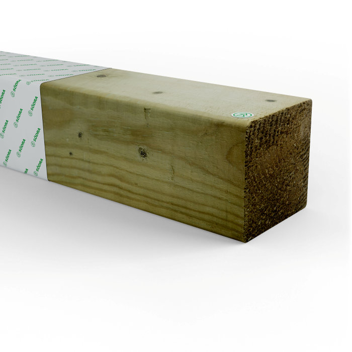 Stolpe Impregnerad 95 x 95 mm - 4,2 m Södra Wood